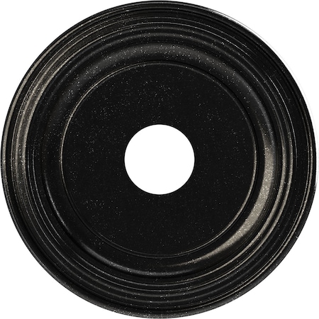 Traditional PVC Medallion (Canopies up to 9 1/2"), 16"OD x 3 1/2"ID x 1 3/8"P, Metallic Galaxy